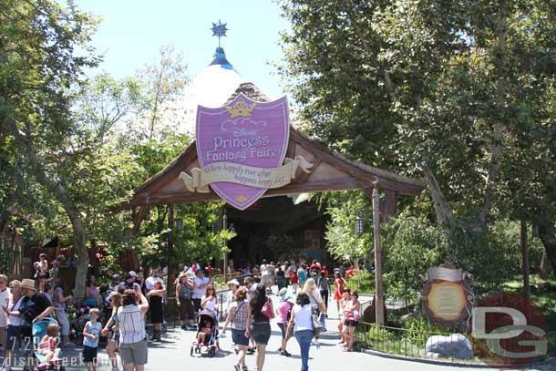 If internet rumor is to be believed the Princess Fantasy Faire only has a few weeks left.  I read on a couple sites August 12th as the final date.  