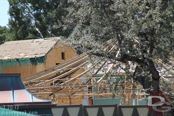 A check in on the Plaza Gardens work.