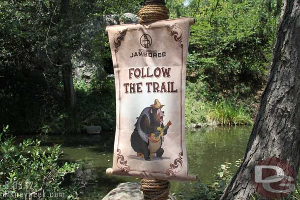 Some new signs along the trail.  Too bad Big Al and the other Bears do not perform!   