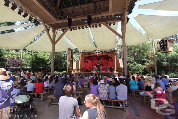 This was the largest crowd I have seen for a show since they moved (but I have only been to a couple so not a lot of data points).