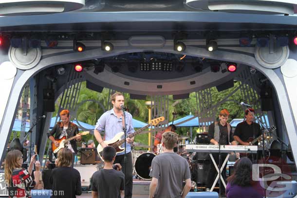 The Bolts were performing at Tomorrowland Terrace tonight.