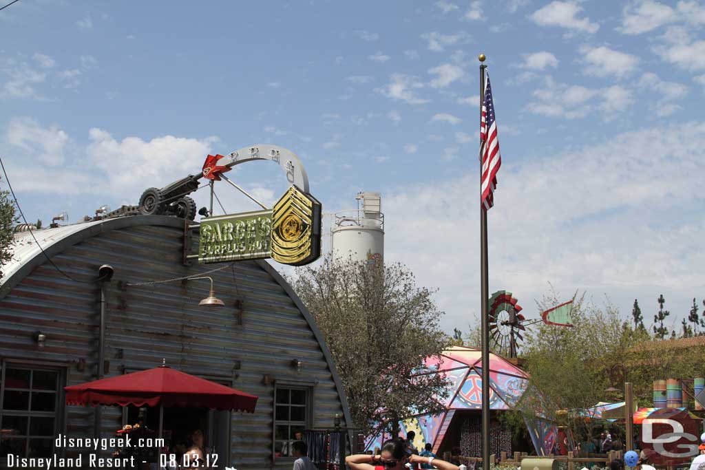 Random picture as I was leaving Cars Land.