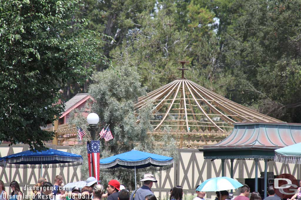 Looks like most of the demo work is done in Plaza Gardens.  