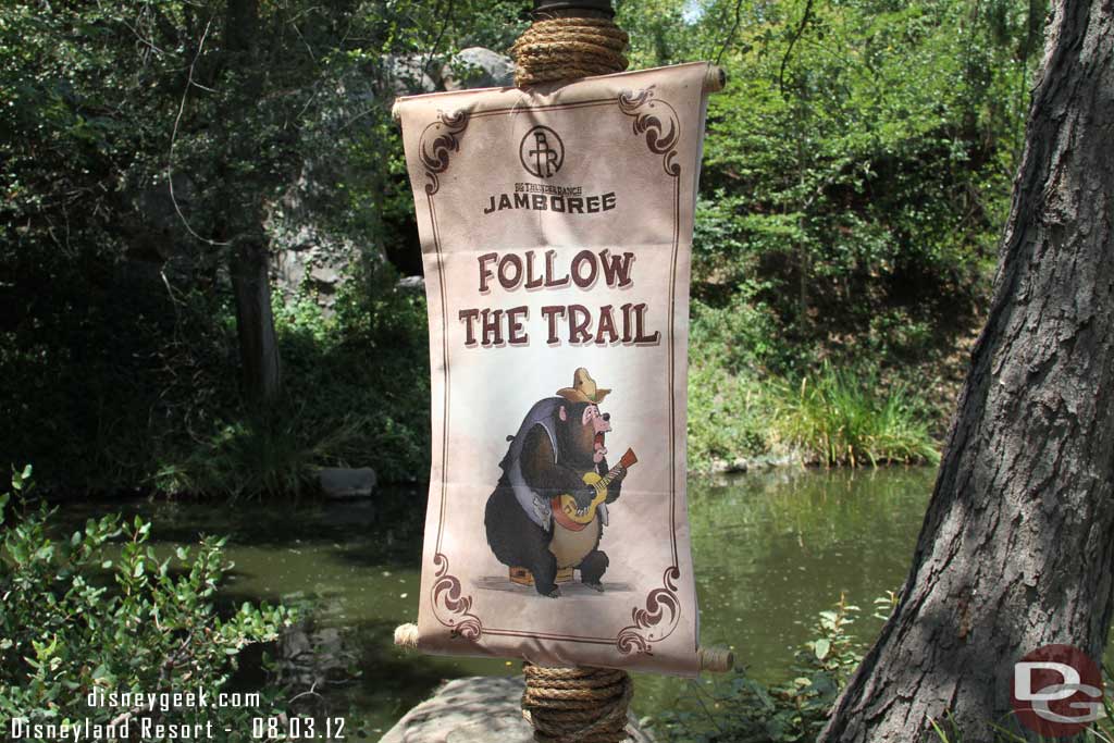 Some new signs along the trail.  Too bad Big Al and the other Bears do not perform!   