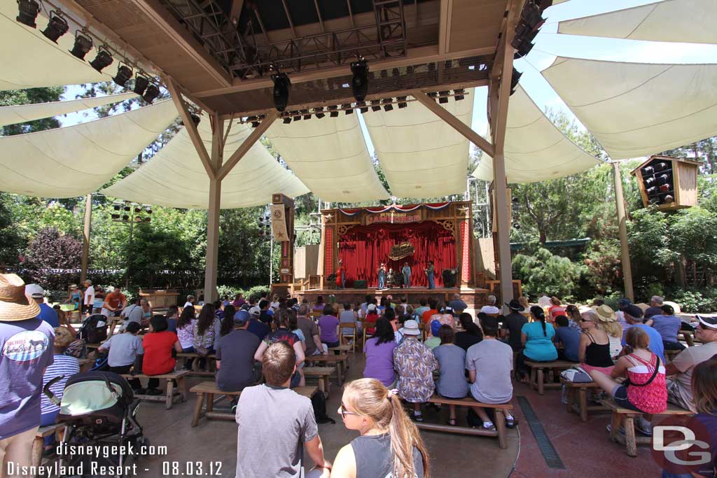 This was the largest crowd I have seen for a show since they moved (but I have only been to a couple so not a lot of data points).