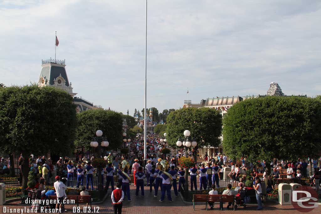 Time for the Flag Retreat.