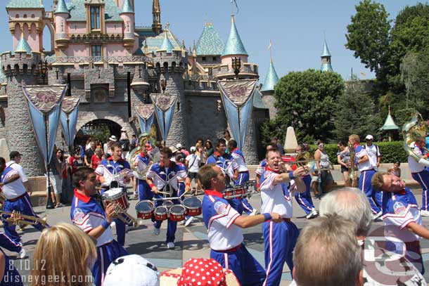 Today was the finale day of the 2012 All American College Band.  They wrapped up their 11 week program.