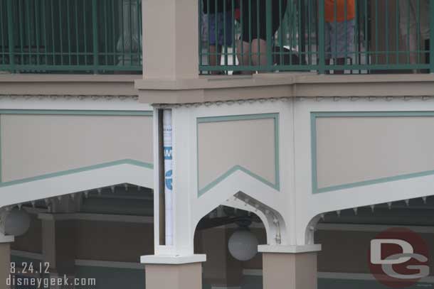 One of the panels on the Swings is removed.