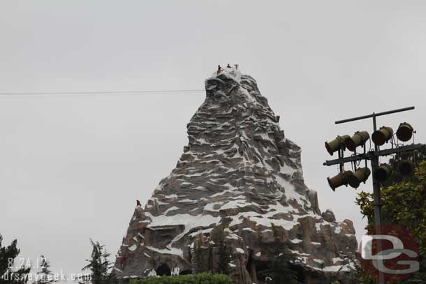 Climbers on the Matterhorn.