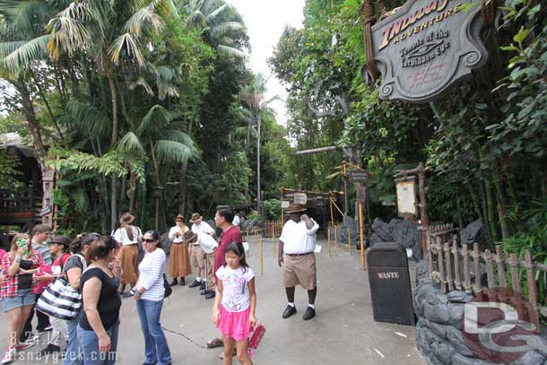 Indy was closed when we went back to use our Fastpass.