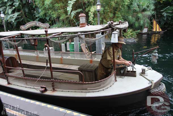 So went for a ride on the Jungle Cruise instead.