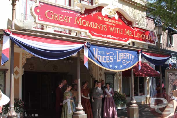 The Voices of Liberty only have a couple weeks left in their run.