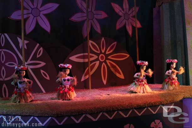 One of the dancers was missing too.