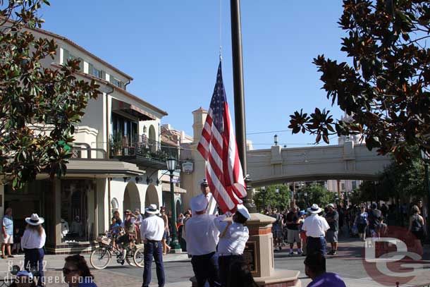 Unlike Disneyland, the DCA one is silent.