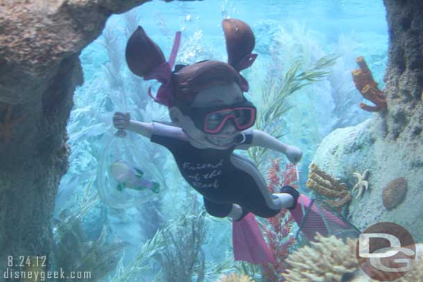 Decided to go in search of Nemo after dinner (and saving the galaxy on Buzz).
