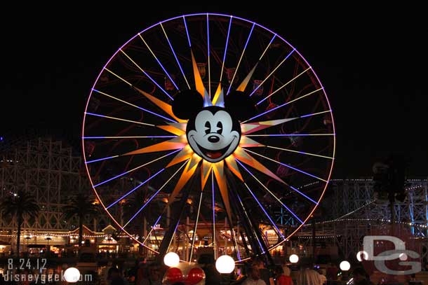 Waiting for World of Color...