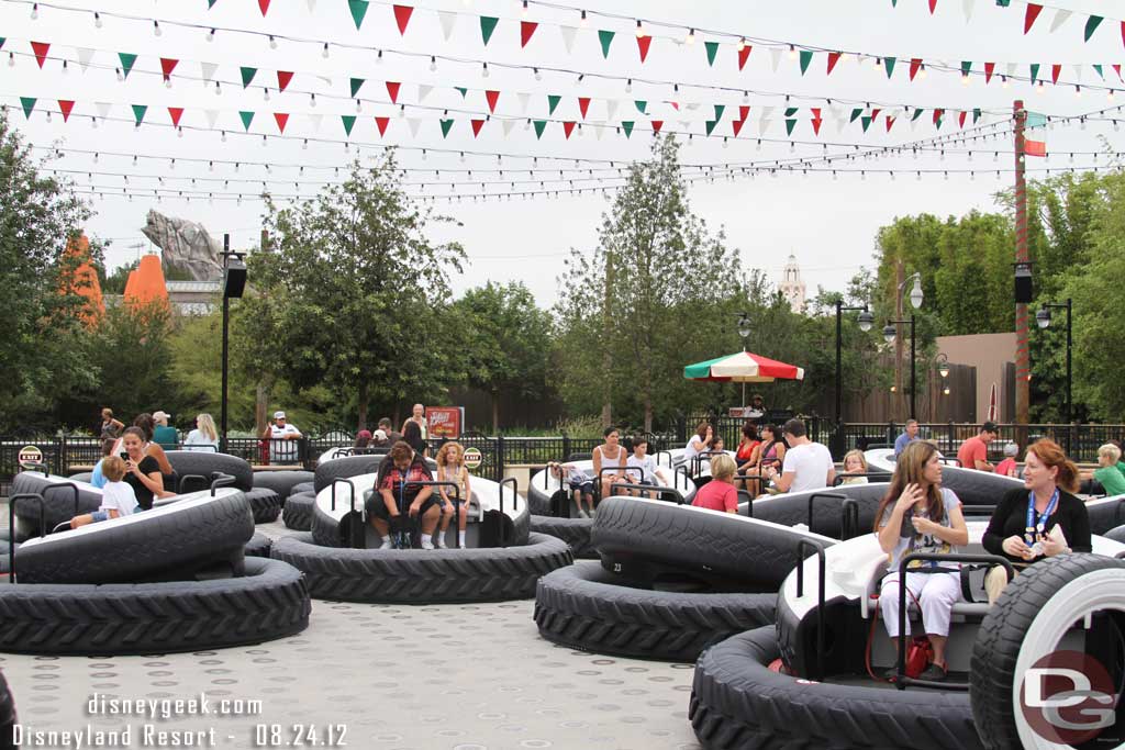The Flying Tires have had their Beach Balls removed. 