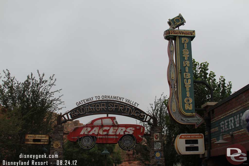 A two hour stand by line, we used Fastpasses and were on in about 5 minutes.