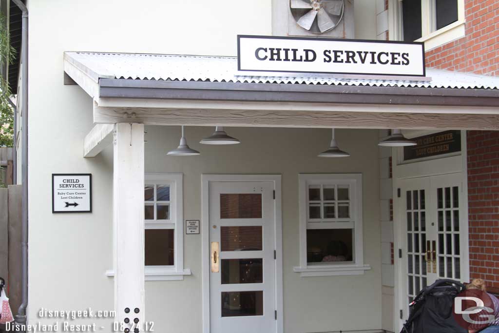 Interesting new name.. Child Services sounds so governmental to me...  thought the baby care center sounded better.  Guess they combined other services here too now.