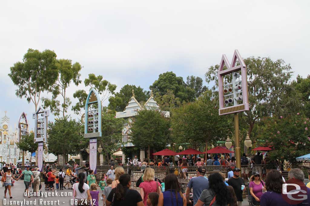 The princesses have been relocated to the Small World Mall area.