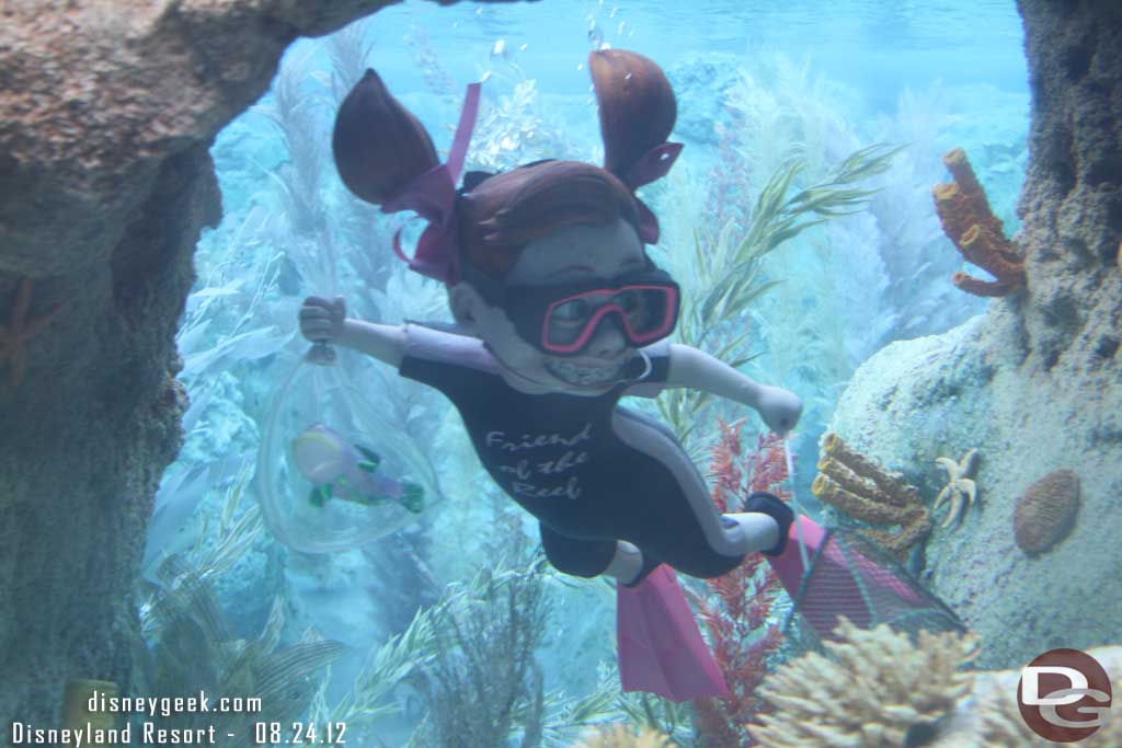 Decided to go in search of Nemo after dinner (and saving the galaxy on Buzz).