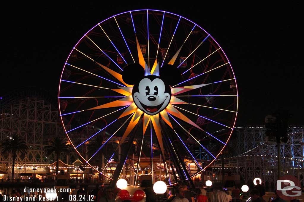 Waiting for World of Color...