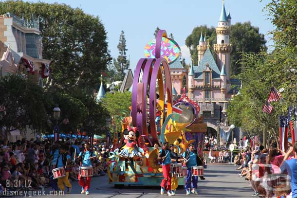 Soundsational making its way down Main Street.