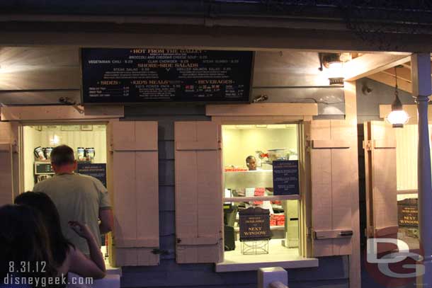 The Harbor Galley has baked potatoes now.