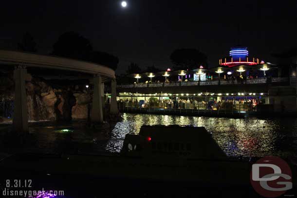 Another attempt at a moon picture over the subs lagoon.