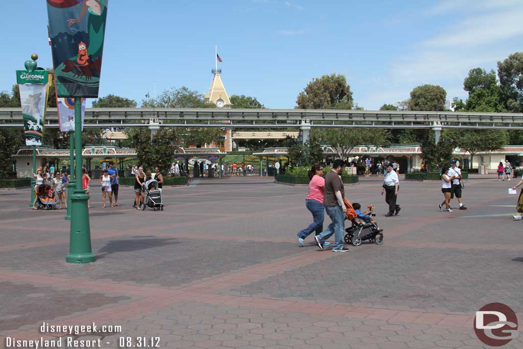 The Esplanade was calm this afternoon.