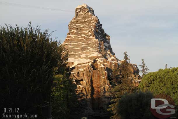 The Matterhorn as the sun was setting.