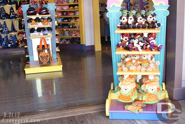 Halloween merchandise out on the Pier