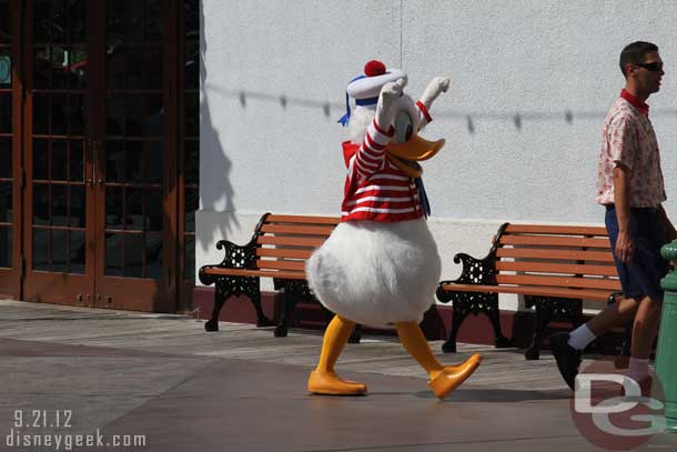 Donald on the Pier.