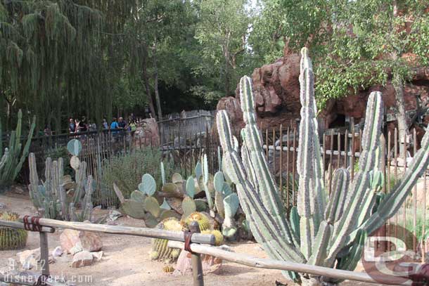 Heading down the Big Thunder trail.  No sign for the Carnival near Big Thunder.