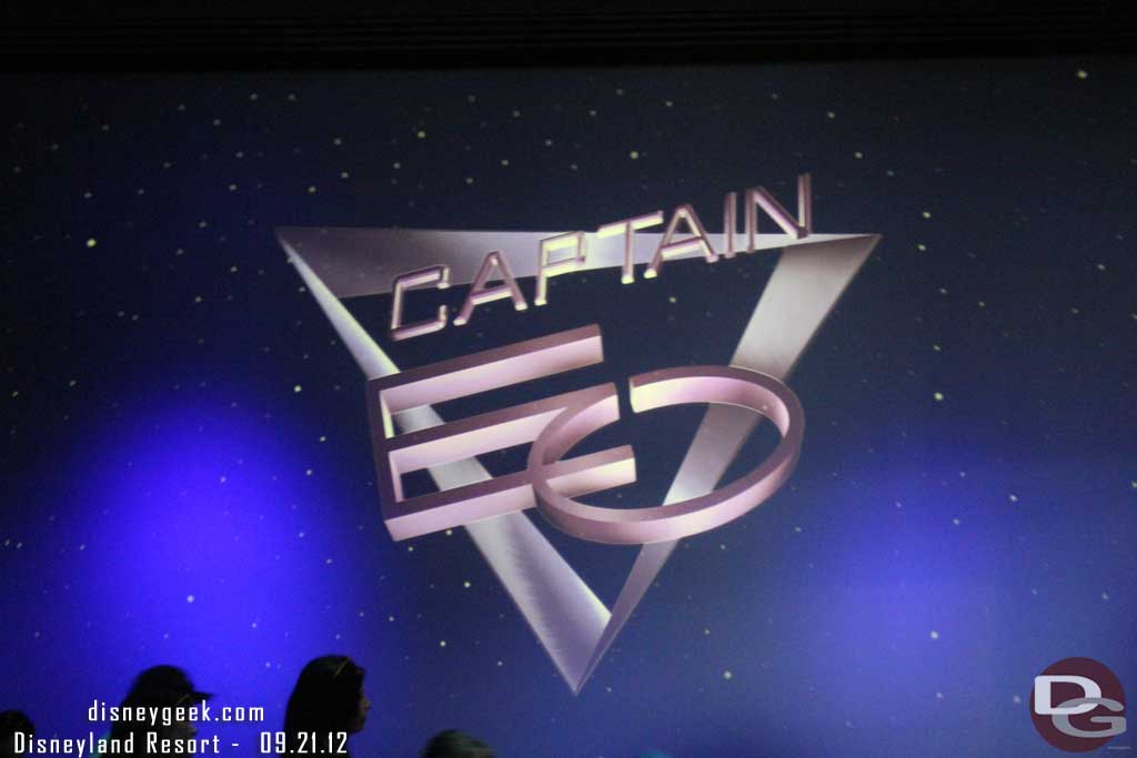 Captain EO was loading so stopped by to see the film.