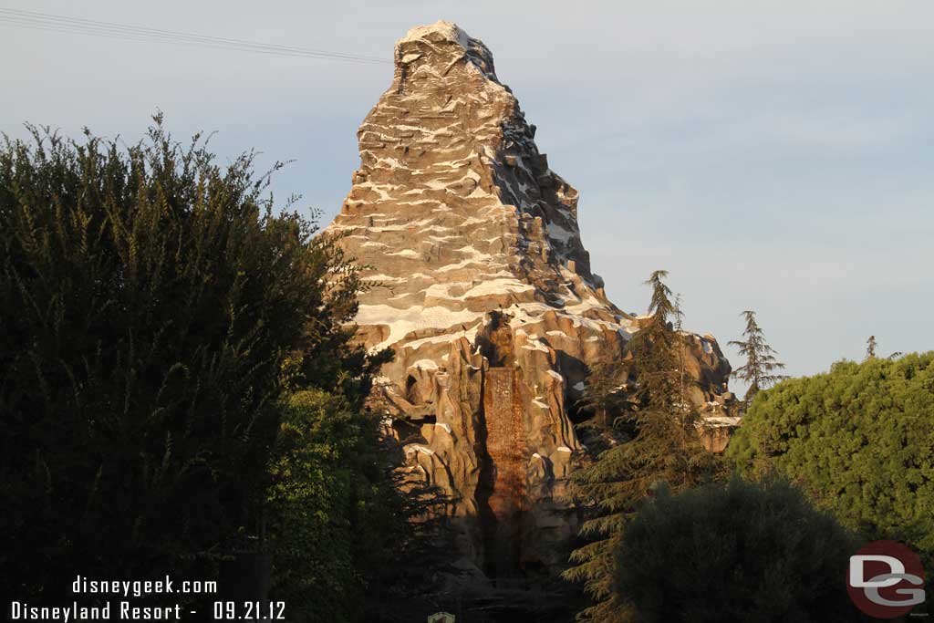 The Matterhorn as the sun was setting.