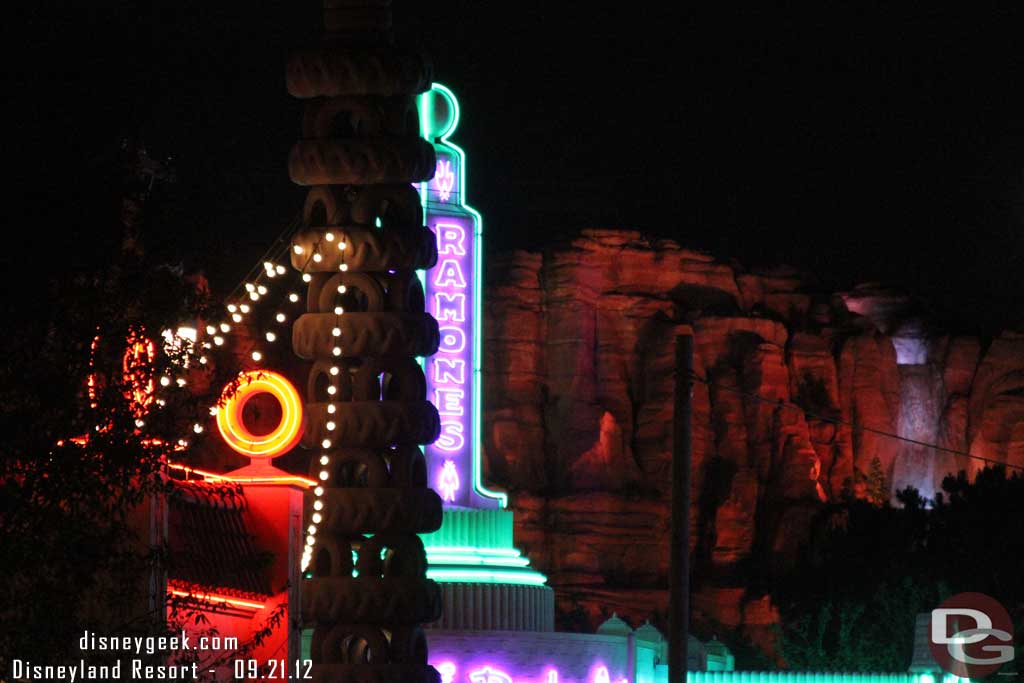 Spent some time roaming around Cars Land.  Here are some pictures.