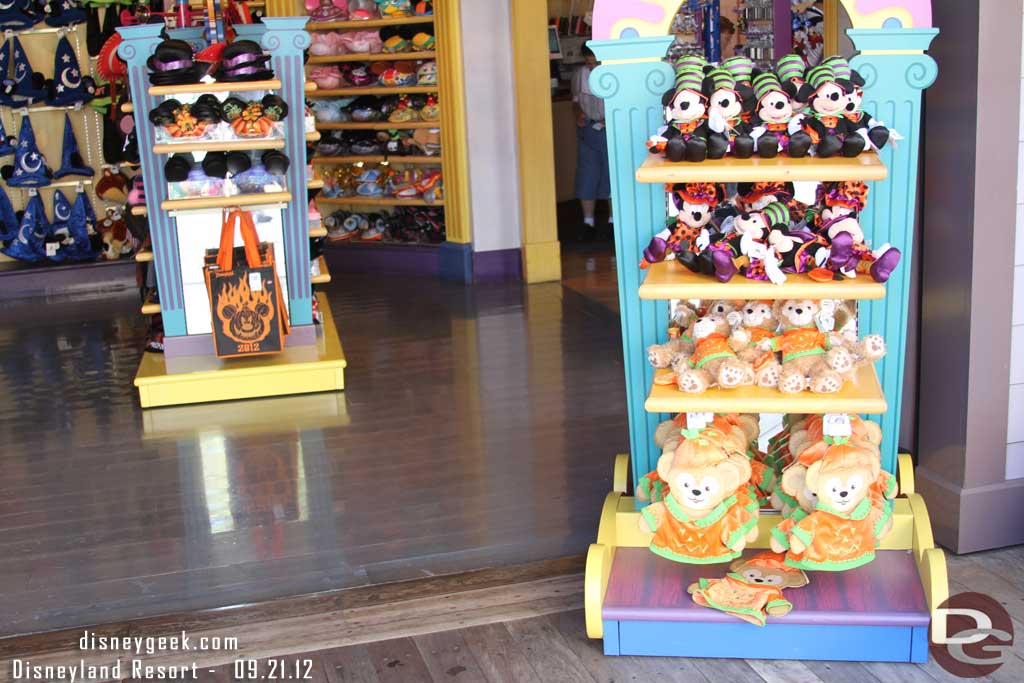 Halloween merchandise out on the Pier