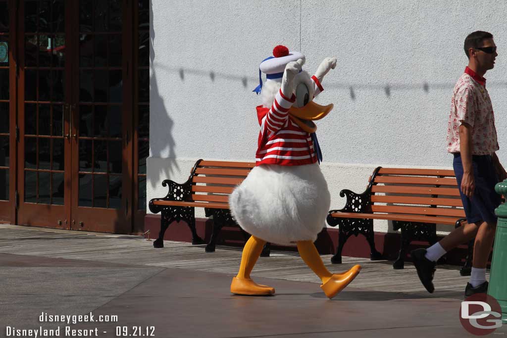 Donald on the Pier.