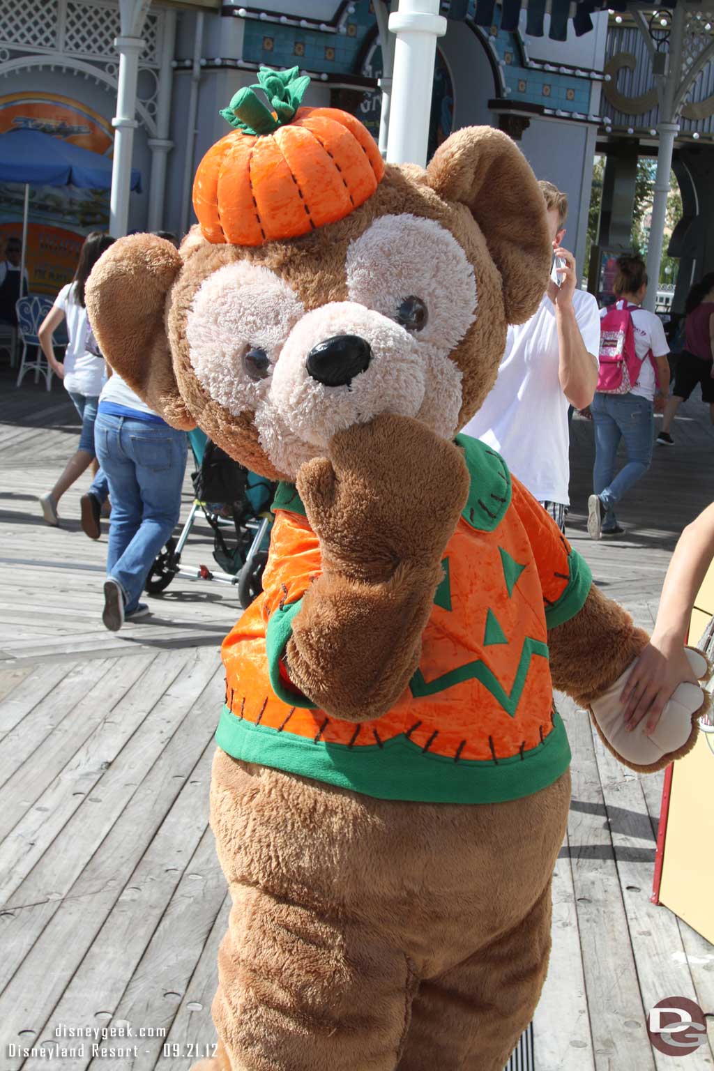 Duffy is dressed for the season.