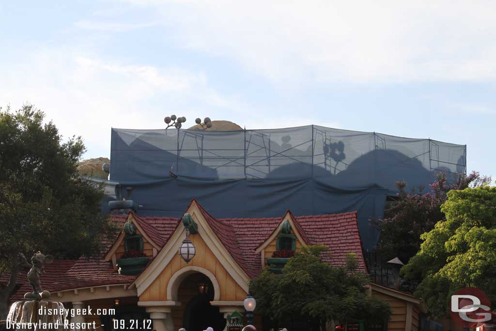 Work continues on the Toontown Hills.