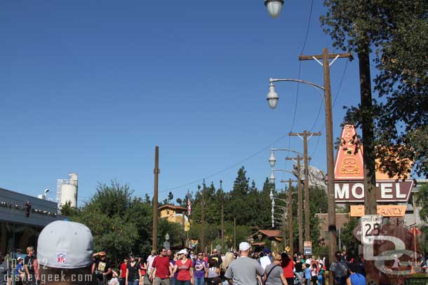 A look up Route 66.