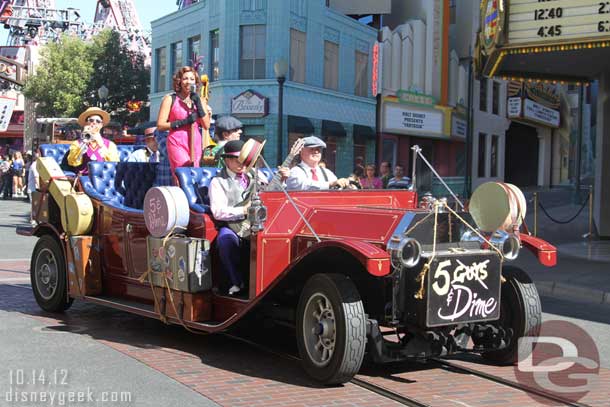 Five and Dime passing by as I turned onto Hollywood Blvd.