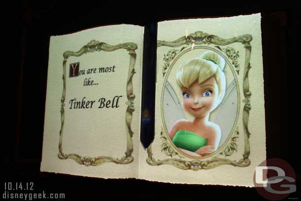 Another member of our group was Tinker Bell 