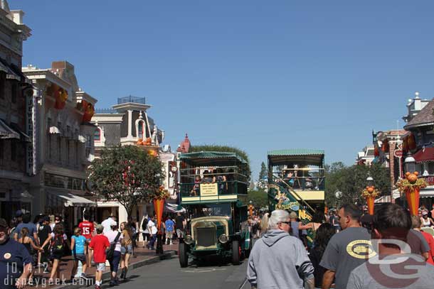 Main Street was alive with activity.