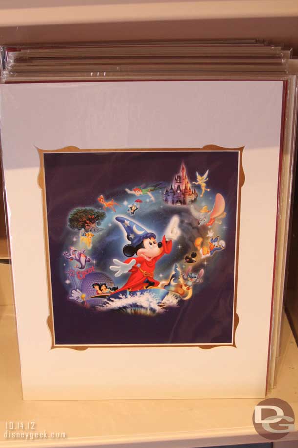 Ducked into Disneyana for a minute and noticed this WDW print for sale.