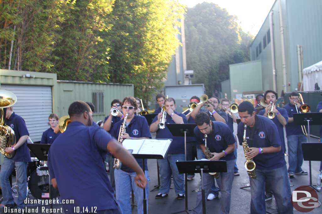 Another group performing along the route, they were great!