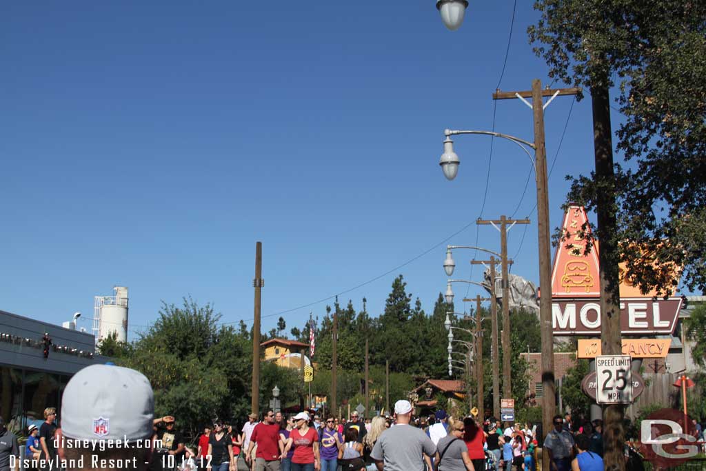 A look up Route 66.