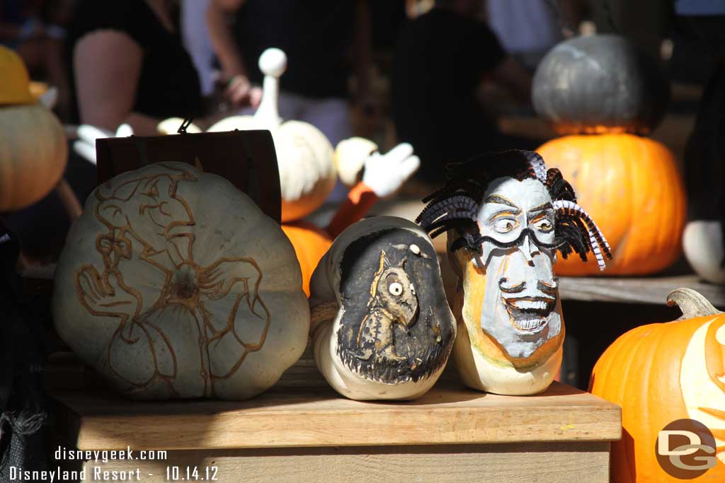 A look at the pumpkins..