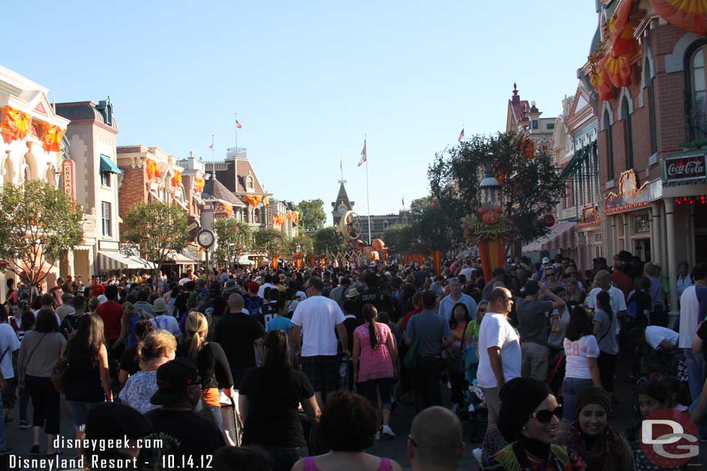 Of course I did not pay attention to the clock and wanted to go to DCA right as Soundsational was wrapping up.